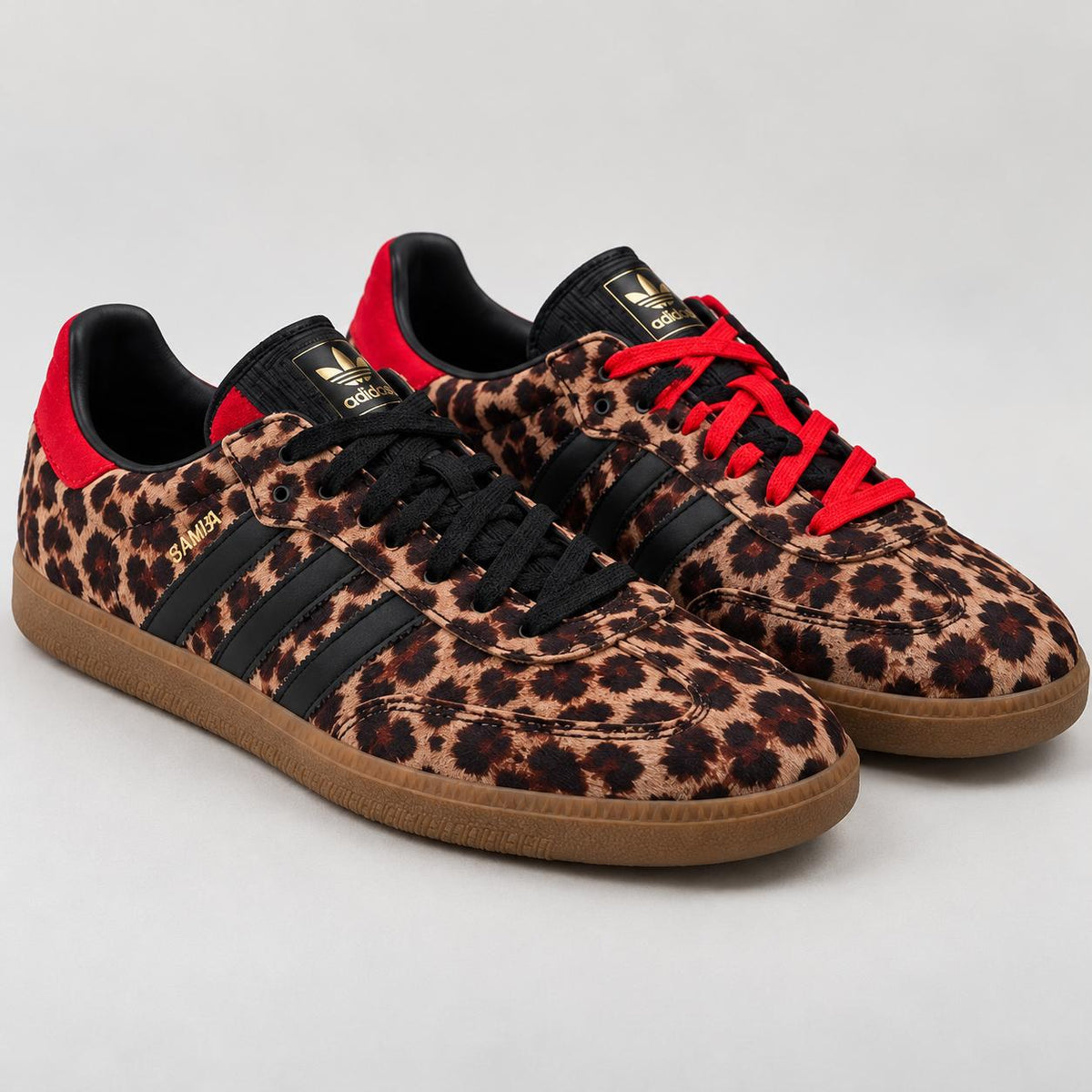 SAMBA LEOPARD RED BLACK
