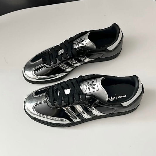 SAMBA VERNIZ PRETO PRATA