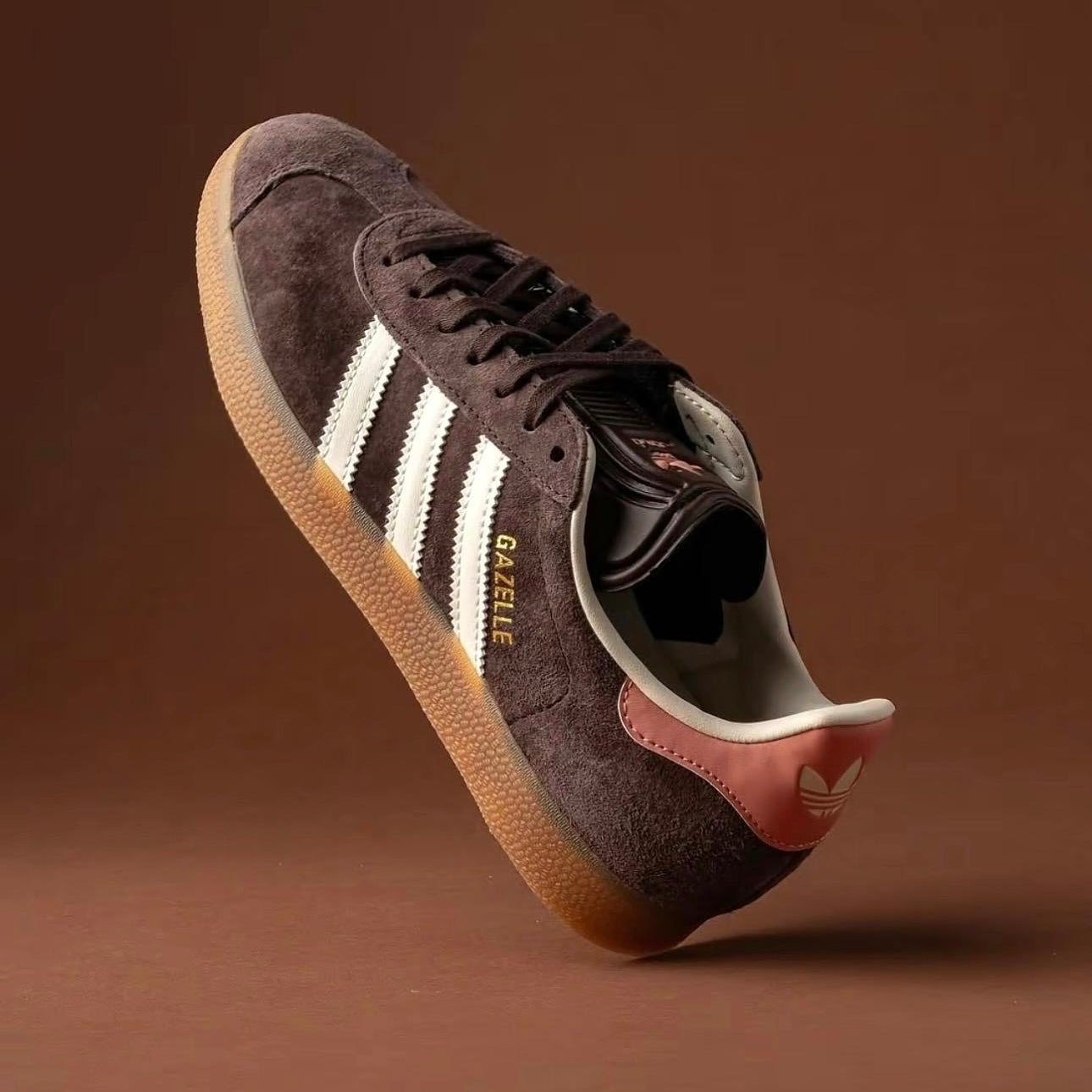 GAZELLE CASTANHO BEGE ROSA – SneakRush Shoes