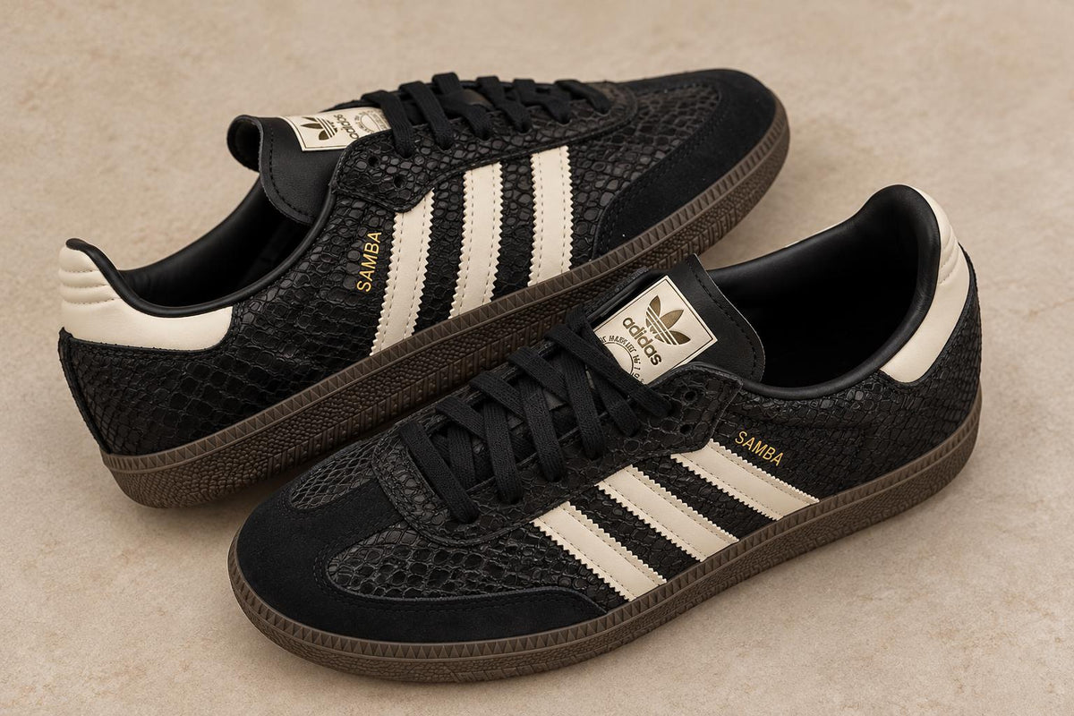 SAMBA SNAKESKIN BLACK