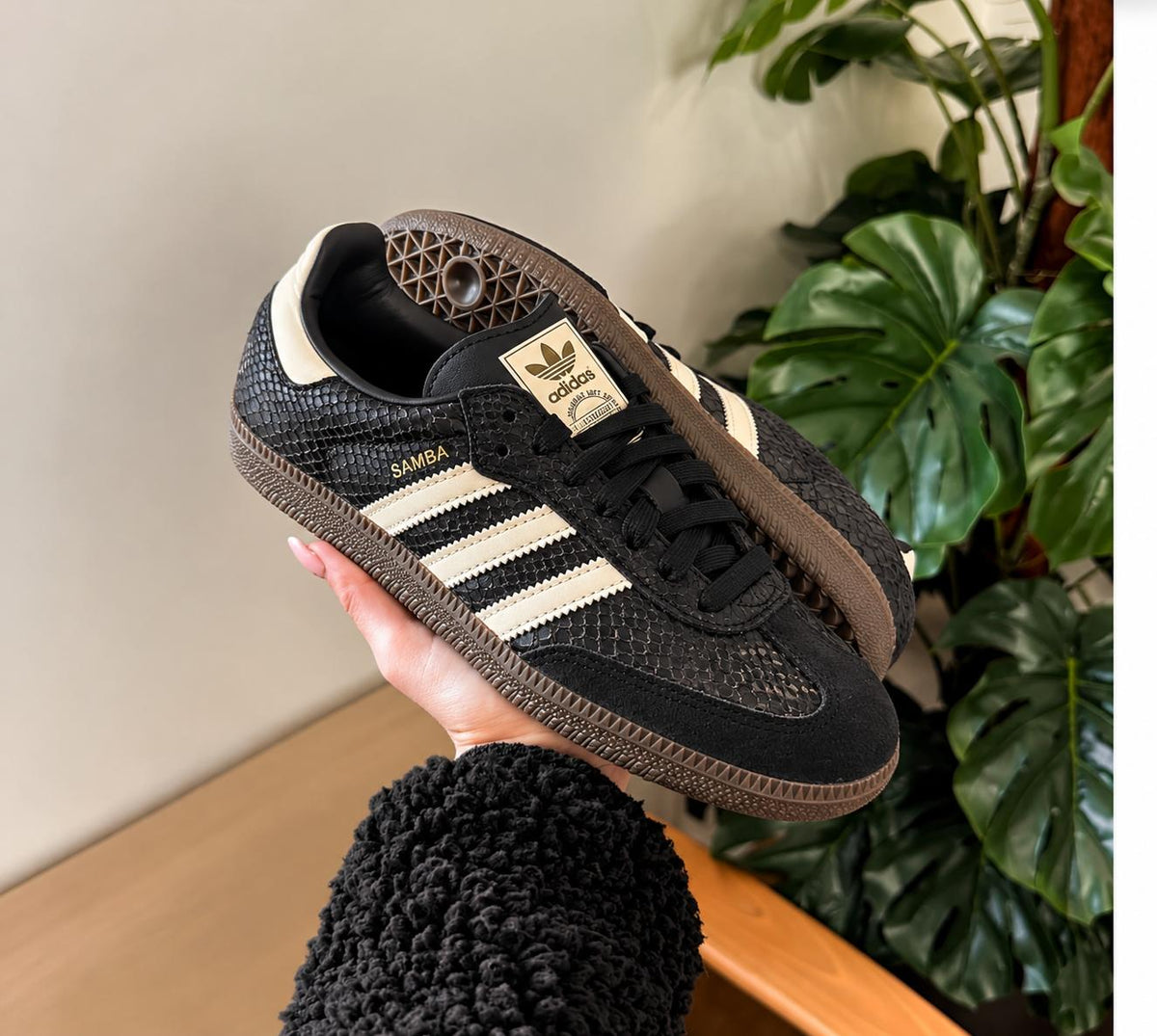 SAMBA SNAKESKIN BLACK