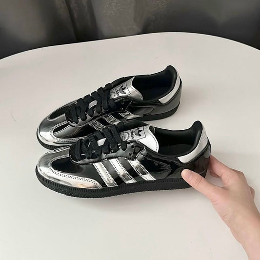 SAMBA VERNIZ PRETO PRATA
