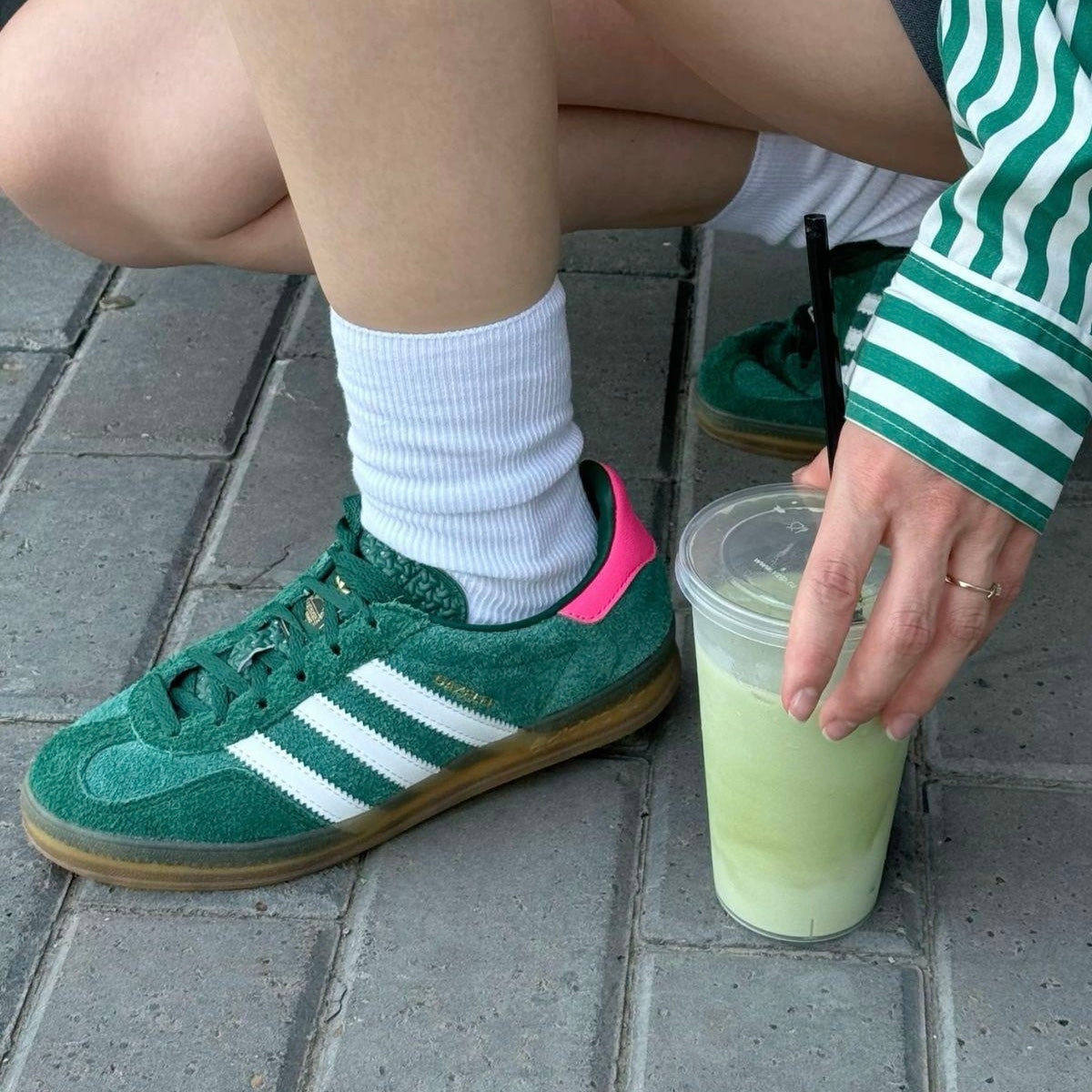 GAZELLE INDOOR VERDE PINK
