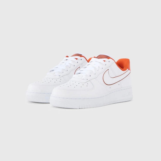 NIKE AIR FORCE BRANCO LARANJA