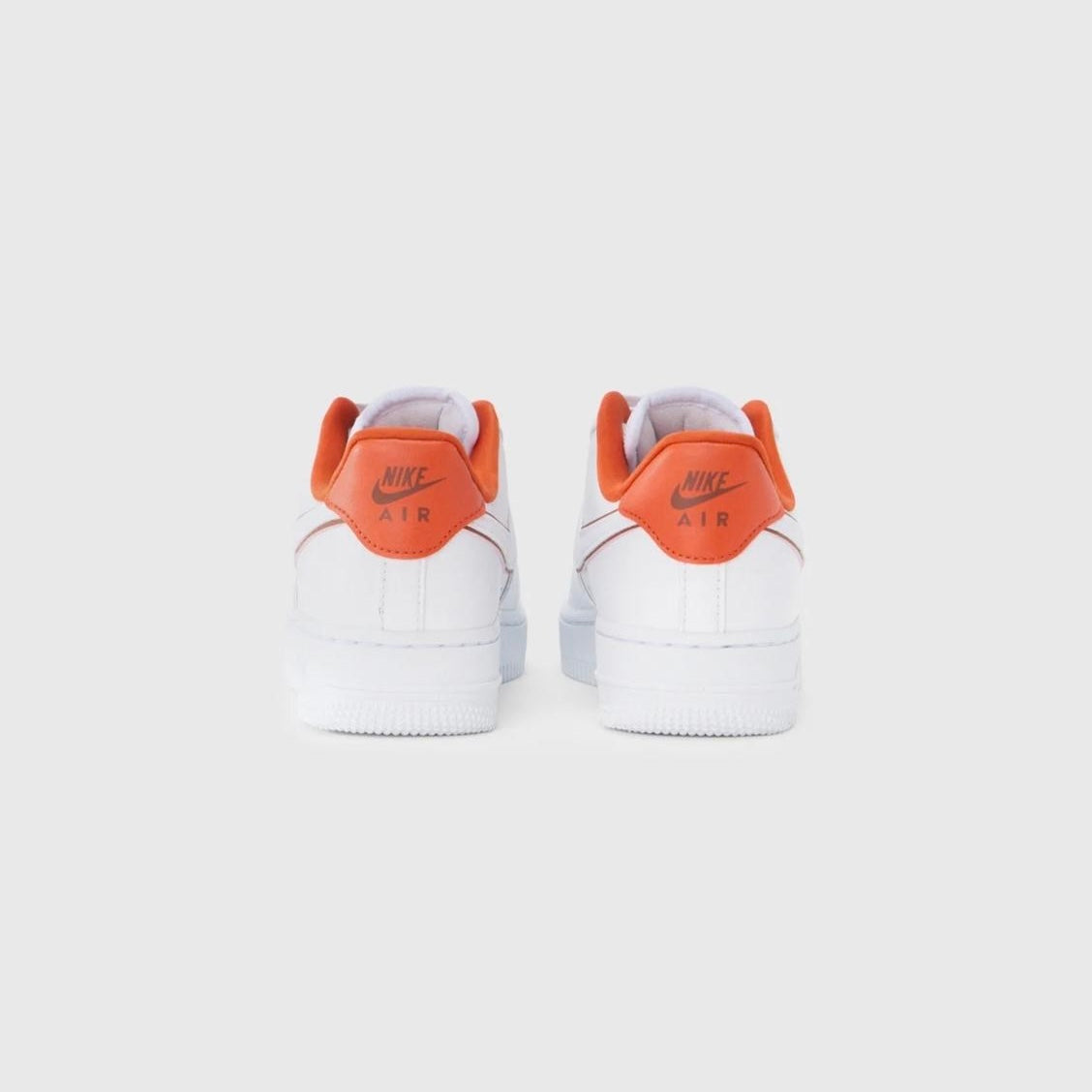 NIKE AIR FORCE BRANCO LARANJA