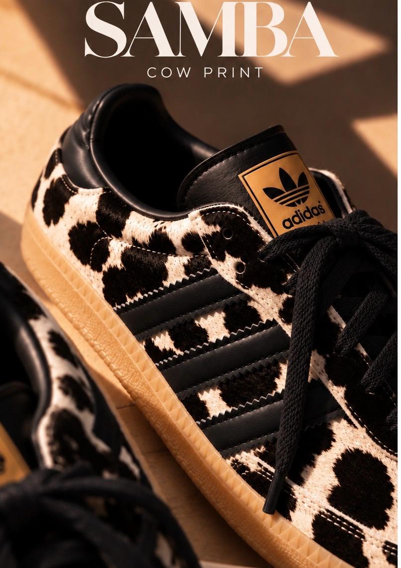 SAMBA COW PRINT BLACK