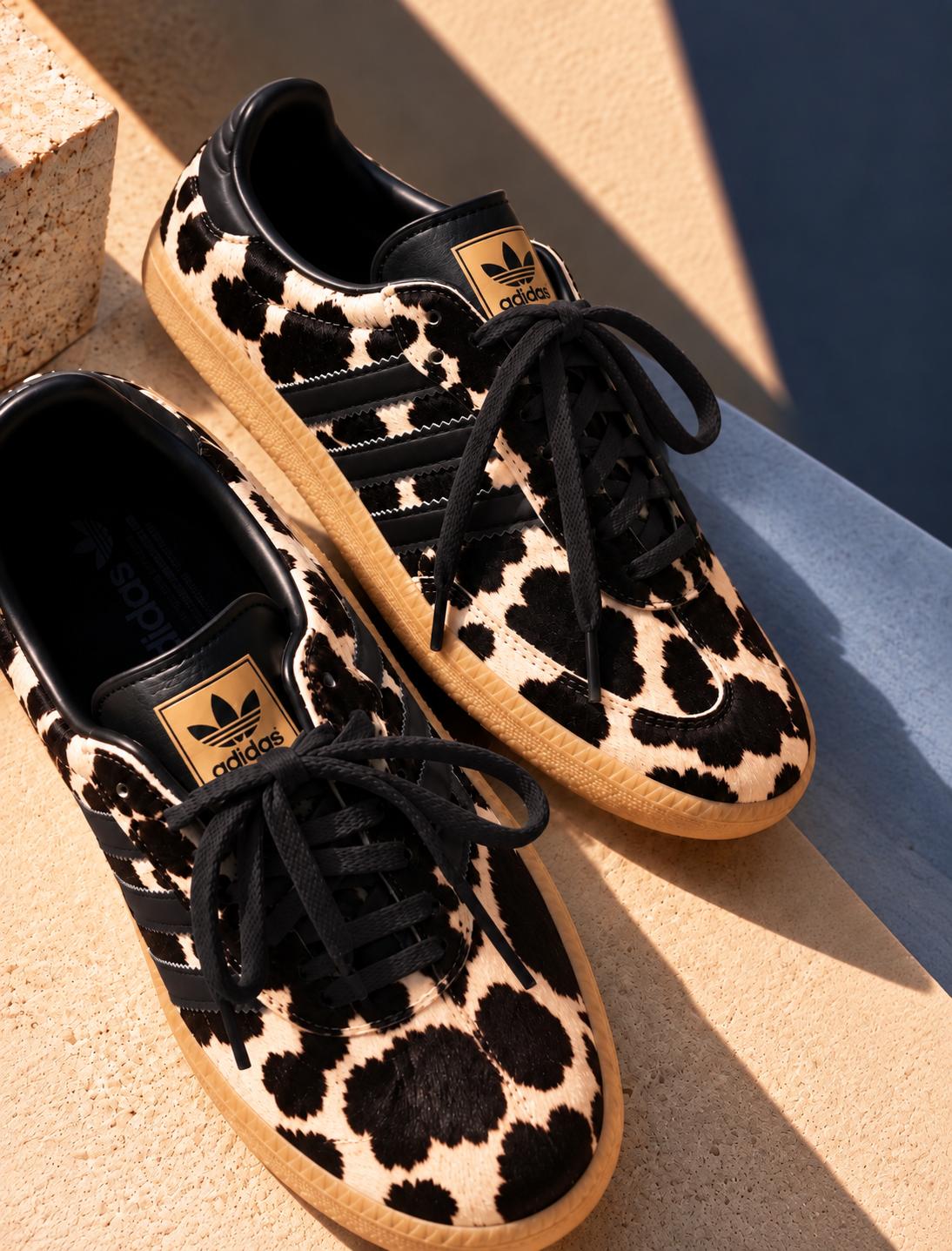 SAMBA COW PRINT BLACK
