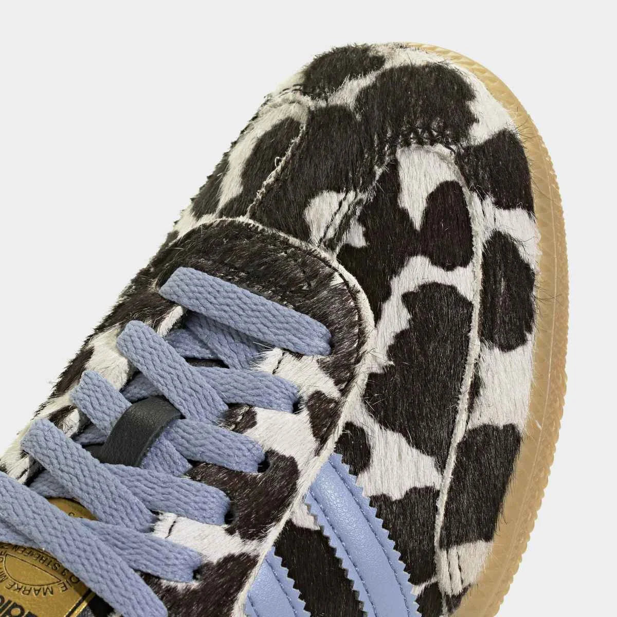 SAMBA OG COW PRINT WHITE/BLACK