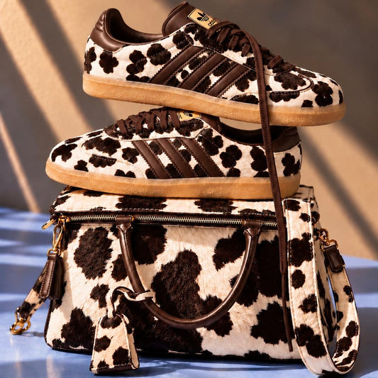SAMBA OG COW PRINT CHOCOLATE BROWN