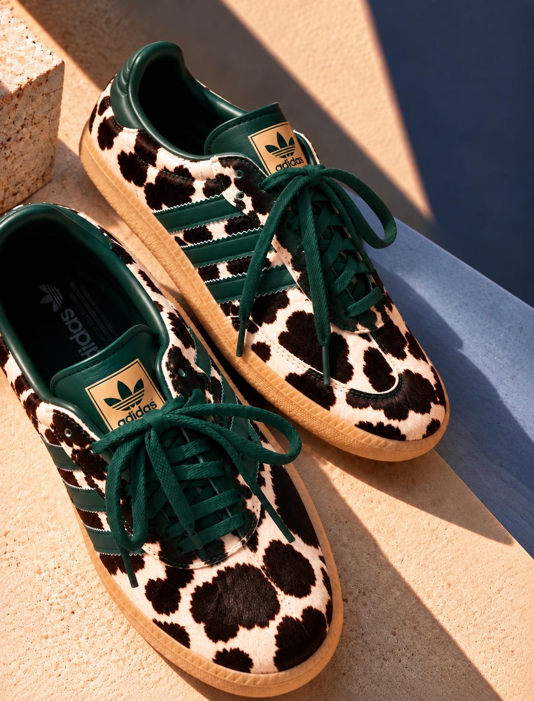 SAMBA OG COW PRINT GREEN