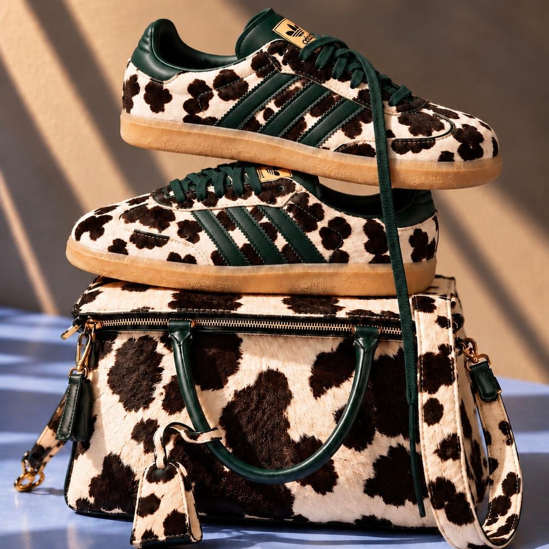 SAMBA OG COW PRINT GREEN
